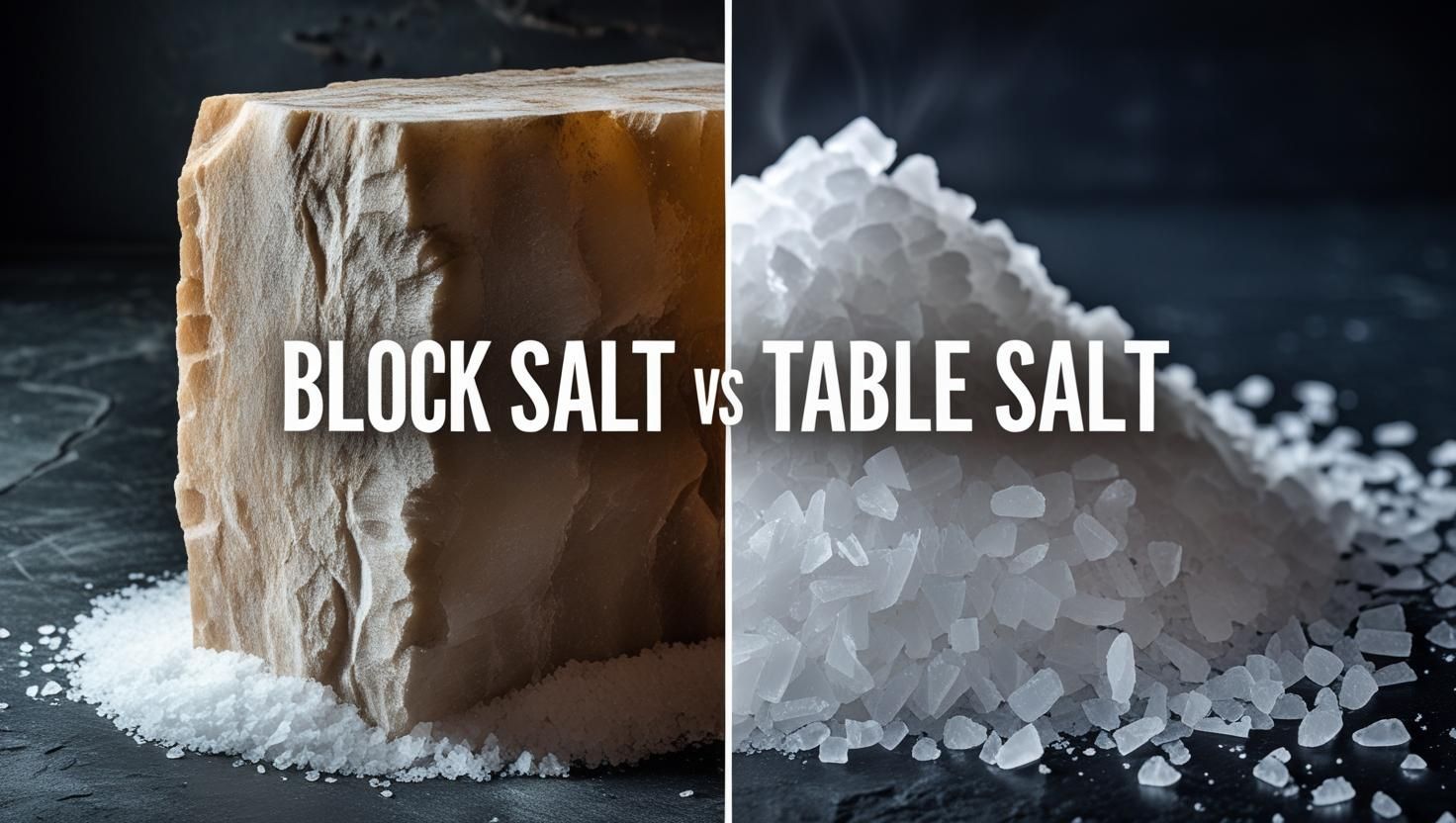 Block Salt vs Table Salt. Which is better?